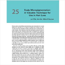 세계모발이식교과서 SMP™ 챕터 저술